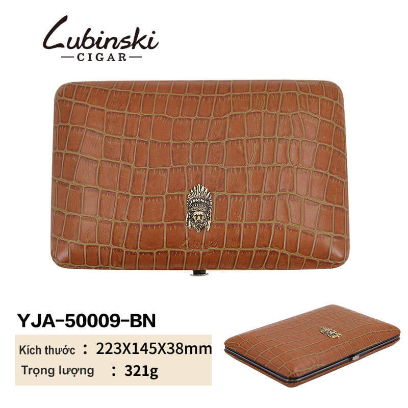 Bao da xì gà 5 điếu Lubinski YJA 5009