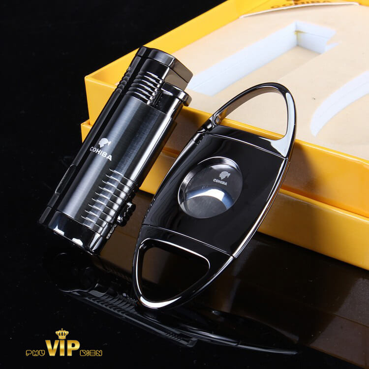 Bộ Set bật lửa và dao cắt Cohiba T14